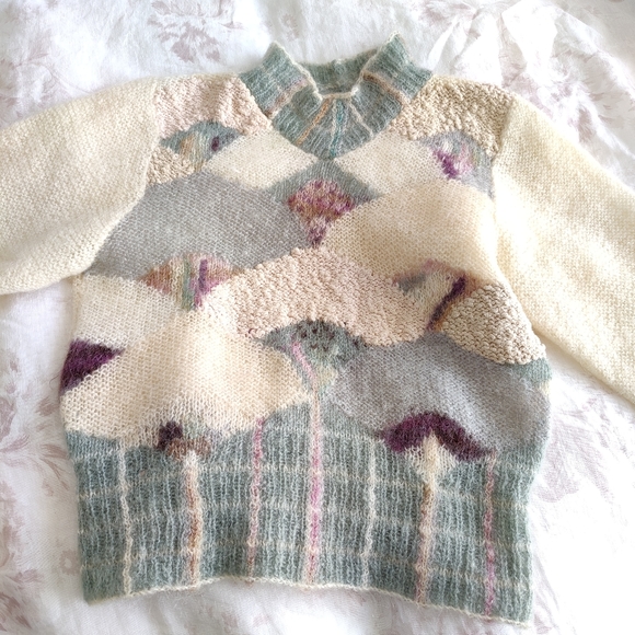 Lauren Hansen Sweaters - Vintage hand knitted Lauren Hansen Petites Mohair Sweater | SM